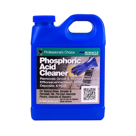 Miracle Sealants Quart, Transparent, Phosphoric Acid Cleaner PHOSQT6